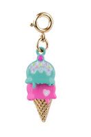 CHARM IT! Gold Swivel Ice Cream