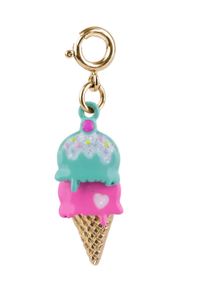 CHARM IT! Gold Swivel Ice Cream