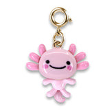 CHARM IT! Gold Swivel Axolotl Charm