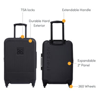 Sherpani Meridian | Hardside 22" Carry-On Luggage