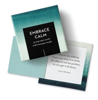 EMBRACE CALM - Thoughtfulls Pop-Open Cards