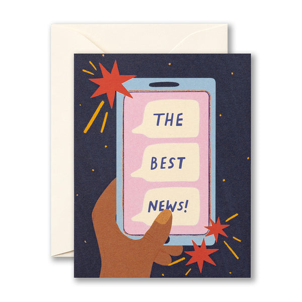 THE BEST NEWS! - Congratulations Card