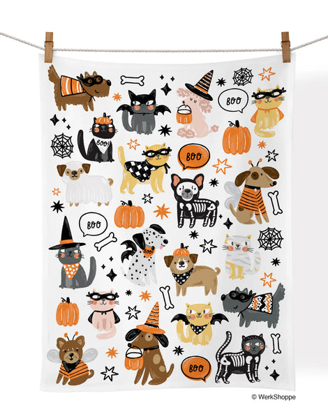 Pumpkin Patch 100% Cotton Tea Towel