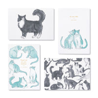 CAT-THEMED CARDS
12 Note Cards for Appreciation & Friendship