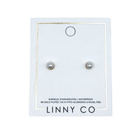 LINNY CO Screwback Stud - Payton Pearl