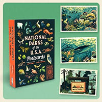 National Parks Of The U.S.A Postcards